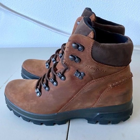 Men\'s Ecco Hydromax Brown Hiking Boot Size 8 main image 4